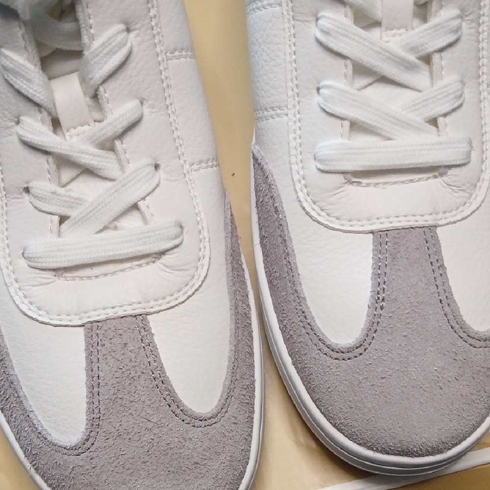 Michael Kors White and Gray Women's Sneakers - Picture 5 of 6